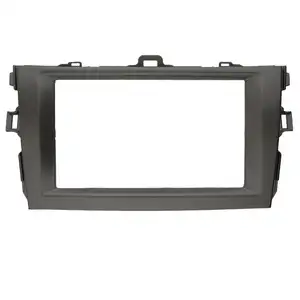 Đài Phát Thanh Fascia Cho Toyota Corolla 2 Din GPS DVD Stereo CD Bảng Điều Khiển Dash Mount Cài Đặt Trim Kit Khung