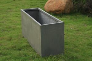 Ventes d'usine Poids léger Haute résistance Qualité supérieure Grands pots de fleurs en béton rectangle - Product Image 5