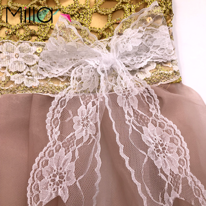 Sedia Poggiatesta Copre Oro Sequin Della Maglia Del Merletto del Tutu di <span class=keywords><strong>Tulle</strong></span> Battiscopa Copertura Della Sedia - Product Image 5