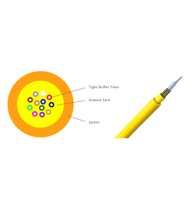 Inde câble coaxial à fibres optiques monomode G652D G655 fil d'aramide <span class=keywords><strong>2</strong></span> 4 6 8 24 cœurs prix multimode par mètre bobine inde - Product Image 2