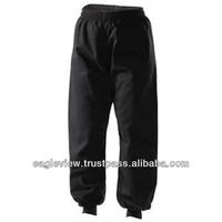 Pantalones Kung Fu de 8 OZ, 100% Algodón, Negros, para Bebés y Niños Pequeños, con Cintura y Bajo Elásticos, de Secado Rápido