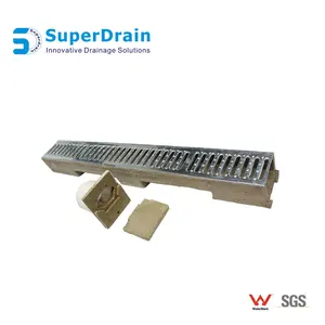 EN1433 Polymer precast concrete trench drain drainage channel