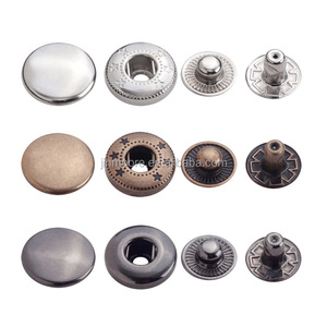 Round Metal Spring Snap Rivet Button Press Stud <strong>Popper</strong> Fastener Closure - Product Image 2
