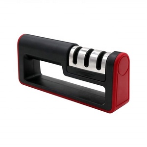 Aiguisoir de couteaux de cuisine professionnel, aiguisoir rapide, Base antidérapante aiguisoir de couteaux de cuisine avec 3 étapes - Product Image 1