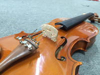 Sinomusik Aiersi étudiant débutant violon flammé en contreplaqué avec accessoires en buis instruments de musique