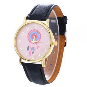<span class=keywords><strong>El</strong></span> último Diseño Color Mezclado Mujeres Reloj Pulsera de Cuero Encanto Del <span class=keywords><strong>Cazador</strong></span> de Sueños - Product Image 1