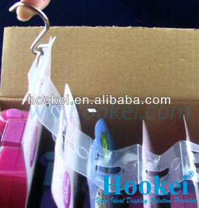 แถบคลิปพลาสติกแบบพับได้สำหรับจัดแสดงแบบแขวน - Product Image 2
