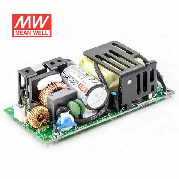 EPS-120-48 AC-DC 48 V 120 W OPEN FRAME PCB uscita singola VERDE Industriale ORIGINALE MEAN WELL ALIMENTAZIONE ELETTRICA di COMMUTAZIONE