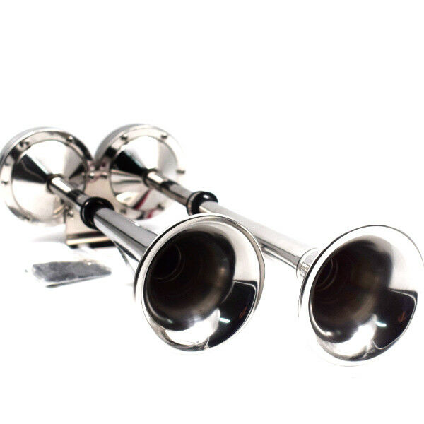 12 В Морской Электрический двойной Гудок труба для лодки яхты из нержавеющей стали многофункциональный