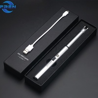 Briquet plasma classique en métal de haute qualité, longue portée, rechargeable USB, coupe-vent, portable, batterie au lithium