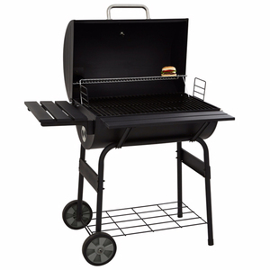 Backyard Portable Train <strong>BBQ</strong> Outdoor Garden Charcoal Iron <strong>Barrel</strong> Offset Smoker <strong>Grill</strong> - Product Image 2