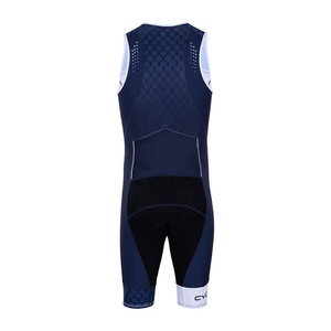 OEM Manufacturer 이탈리아어 Fabric Pro 민소매 트라이 애슬론 자전거 Jersey 대 한 Men - Product Image 2