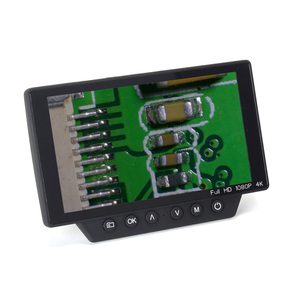 Hayear 16MP Vidéo Numérique 5 Pouces Écran Caméra 4K <span class=keywords><strong>Microscope</strong></span> Numérique 60FPS Compatibles HDMI <span class=keywords><strong>USB</strong></span> Industriel WIFI Caméra de <span class=keywords><strong>Microscope</strong></span>