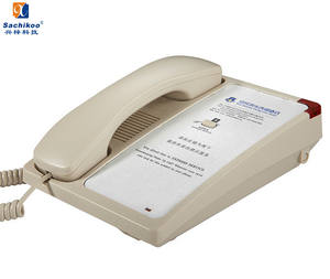 एक स्पर्श आपातकालीन कॉल होटल लॉबी टेलीफोन कॉरिडोर में होटलों के लिए कॉर्डेड फोन - Product Image 2