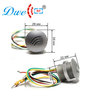 คีย์ควบคุมการเข้าถึง13.56 Mhz Wiegand 26 Bits สมาร์ทการ์ดที่เล็กที่สุดในระยะสั้น Rfid Gate Reader