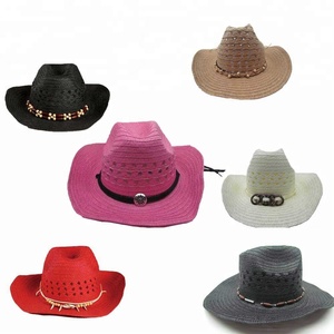 Sombrero de vaquera y vaquero de paja de papel promocional para hombres, mujeres y niñas, para deportes informales, pesca, viajes, fiestas de verano - Product Image 4