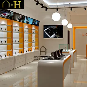 High End Shop Truy Cập Bảng Thiết Kế Để Hiển Thị Điện Thoại Di Động Cho Thiết Kế Cửa Hàng Điện Thoại Di Động