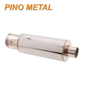 MegaBrand N1 4" Burnt Tip <strong>Muffler</strong> Exhaust 2.5" Universal - Product Image 4
