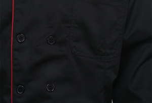 Venta al por mayor Hotel de diseño uniforme de Chef cocinar desgaste restaurante uniforme de Chef chaqueta - Product Image 3