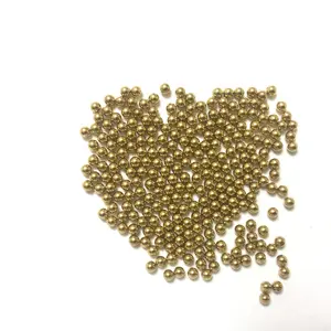 Customize solid brass ball copper beads 1mm 1.2mm 2mm 2.38mm