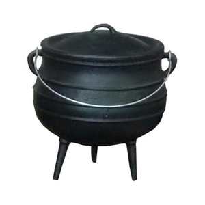 Camping Pot Gietijzer Zuid Afrika Driepotige Potjie Pot 3 Poten Gietijzeren Pot Voor Camping Kookgerei