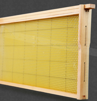 Langstroth bienen rahmen mit bee wachs foundation blatt