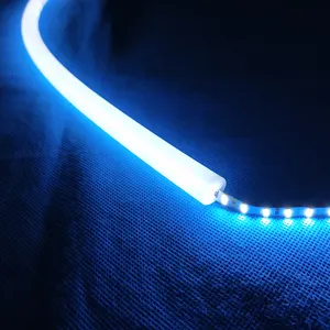 US-N13D 360 Graden Diffuser Led Profiel Ronde Siliconen Mouw Rubberen Slang Flexibele Buis Voor Pcb 5Mm Led Neon Strip licht