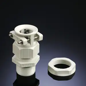 IP68 waterproof electrical plastic strain relief Spiral Cable Glands nylon cable gland ZheJiang Tianqi