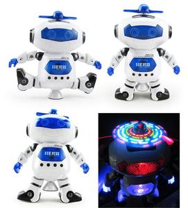 Juguete Robot Caminante y Bailarín con Giro de 360 Grados, de Plástico ABS, con Luces y Música para Niños, Juguete Electrónico de <span class=keywords><strong>Dibujos</strong></span> <span class=keywords><strong>Animados</strong></span> con Funcionamiento a Pilas - Product Image 6