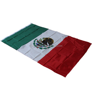 Stok Bendera Poliester 90*150Cm Meksiko