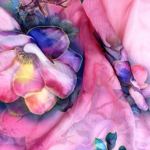 Kỹ Thuật Số In Vải Từ Trung Quốc Hd Mô Hình Áp Lực Zou Chiffon Vải Cho Bãi Biển Ăn Mặc - Product Image 1