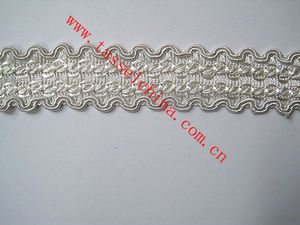 Phụ Kiện Gimp Trắng Bện Rộng Cắt Tỉa Trang Trí Gimp - Product Image 2