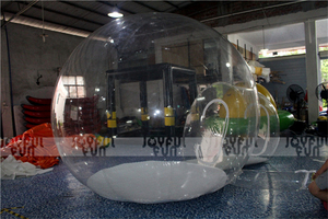 Diseño de moda claro inflable cúpula cápsula casa <span class=keywords><strong>tienda</strong></span> de <span class=keywords><strong>campaña</strong></span> al aire libre - Product Image 4