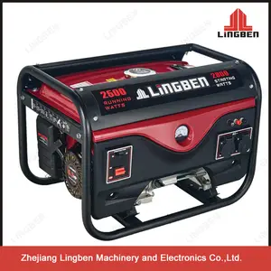 Lingben Mini Generador de Gasolina de $ Number Tiempos 2Kw Generador Piezas 168F Motor Honda LB2600DX-A1