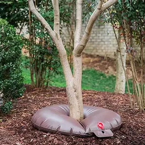 पेड़ और झाड़ियाँ 15-गैलन धीमी गति से जारी पानी बैग पीवीसी सिंचाई बैग