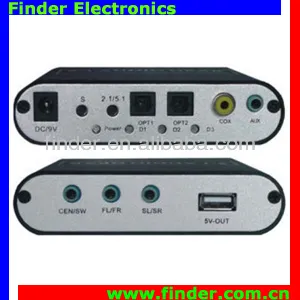 Konverter Digital Ke 5.1 Analog, Dekoder Audio Digital Ke 5.1 Digital, Lebih Murah, Baru