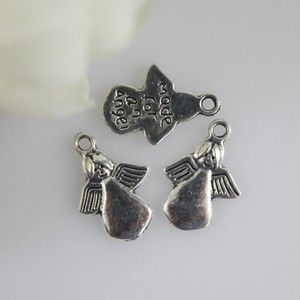 Porte-clés breloques classiques, squelette en alliage <span class=keywords><strong>de</strong></span> Zinc, pour conception <span class=keywords><strong>de</strong></span> <span class=keywords><strong>bijoux</strong></span>, pendentif, 21x9mm, fournitures pour la <span class=keywords><strong>fabrication</strong></span> <span class=keywords><strong>de</strong></span> <span class=keywords><strong>bijoux</strong></span> - Product Image 5