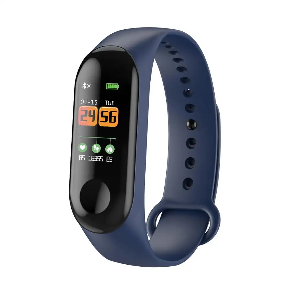 M3 Pro Smart Band Waterproof Fitness Tracker Blood Pressure Heart Rate Monitor Smart Bracelet PK Mi Band 3