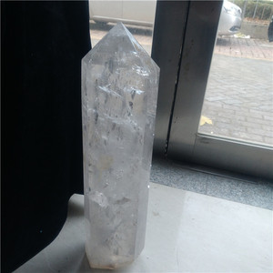 Longue et mince grande <span class=keywords><strong>taille</strong></span> naturelle en cristal de quartz transparent points de guérison baguettes - Product Image 4