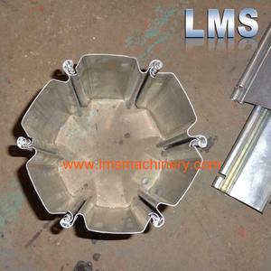 Cao-thép mạ kẽm bền Con lăn cửa màn trập PLC lõi thành phần cuộn tạo thành máy với động cơ động cơ & mang - Product Image 5