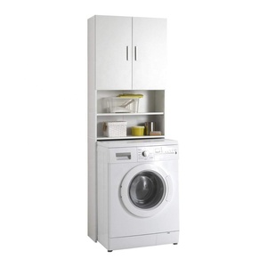 Armoire <span class=keywords><strong>de</strong></span> salle <span class=keywords><strong>de</strong></span> bain en bois mélamine blanc, <span class=keywords><strong>meuble</strong></span> <span class=keywords><strong>de</strong></span> <span class=keywords><strong>machine</strong></span> à <span class=keywords><strong>laver</strong></span> pour salle <span class=keywords><strong>de</strong></span> bain, vente haute SSHWMC-001 - Product Image 4