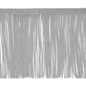 Decorative Trimming Rayon Chainette Fringe for Dresses