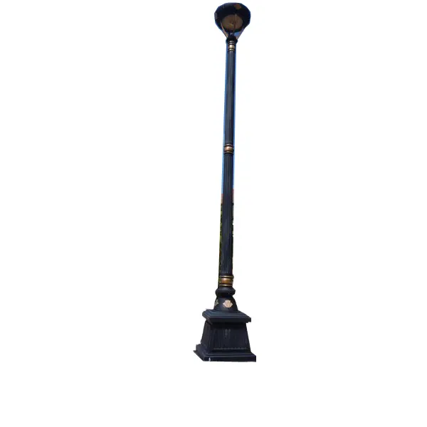 china factory outdoor garden cast iron street light pole