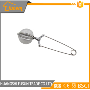 Acero inoxidable hoja suelta malla <span class=keywords><strong>colador</strong></span> de té bola infusor - Product Image 1