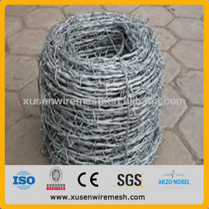 Galvanisé <span class=keywords><strong>fil</strong></span> <span class=keywords><strong>de</strong></span> <span class=keywords><strong>fer</strong></span> barbelé/enduit <span class=keywords><strong>de</strong></span> pvc <span class=keywords><strong>fil</strong></span> <span class=keywords><strong>de</strong></span> <span class=keywords><strong>fer</strong></span> barbelé clôture( prix concurrentiel) - Product Image 1