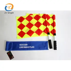 Sports referee flags football linesman flags soccer training referee equipment