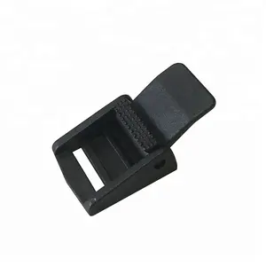 批发塑料凸轮锁可调黑色塑料织带凸轮扣