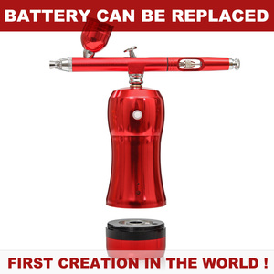 En gros pas cher électrique mini aérographe compresseur maquillage kit utilisé pour tatouage temporaire, décoration de gâteaux, beauté des ongles - Product Image 3