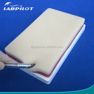 Elastic 3-Layer Surgical Suturing Pad,Muscle and Skin Suture Training Model