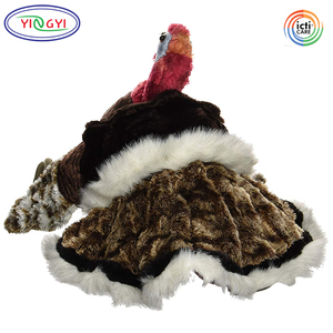 D309 <span class=keywords><strong>Peluche</strong></span> a forma di tacchino in pelliccia sintetica, morbido e soffice, giocattolo di <span class=keywords><strong>peluche</strong></span> premium all'ingrosso, ODM OEM personalizzato, animale di <span class=keywords><strong>peluche</strong></span> colorato e morbido a forma di tacchino - Product Image 3